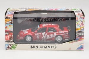 Alfa Romeo 155 V6 #12 M. Alboreto DTM 1995 Minichamps 1:43 430950312 Diecast - image 4 of 4