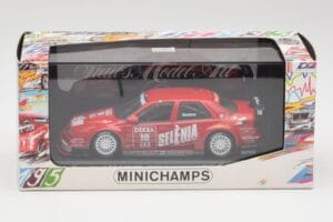Alfa Romeo 155 V6 TI #18 Euroteam Modena DTM 1995 Minichamps 1:43 430950318 Diecast - image 4 of 4