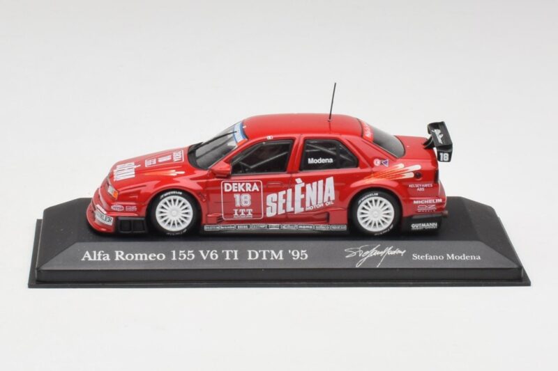 Alfa Romeo 155 V6 TI #18 Euroteam Modena DTM 1995 Minichamps 1:43 Alfa Romeo 155 V6 TI #18 Euroteam Modena DTM 1995 Minichamps 1:43 430950318 Diecast