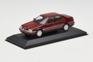 Alfa Romeo 164 3.0 Super V6 Dark Red Minichamps 1:43 436120700 Diecast - image 2 of 4