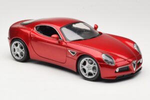 Alfa Romeo 8C Competizione Red Bburago 1:18 18-11021 Diecast - image 6 of 8