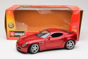 Alfa Romeo 8C Competizione Red Bburago 1:18 18-11021 Diecast - image 8 of 8