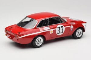 Alfa Romeo GTA 1300 Junior #33 T. Hezemans / G. van Lennep Hezemans Jarama 1972 Minichamps 1:18 100721233 Diecast - image 3 of 8