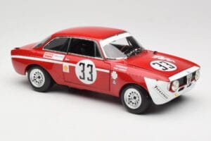 Alfa Romeo GTA 1300 Junior #33 T. Hezemans / G. van Lennep Hezemans Jarama 1972 Minichamps 1:18 100721233 Diecast - image 6 of 8