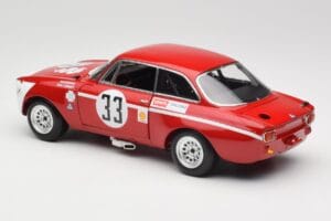 Alfa Romeo GTA 1300 Junior #33 T. Hezemans / G. van Lennep Hezemans Jarama 1972 Minichamps 1:18 100721233 Diecast - image 7 of 8