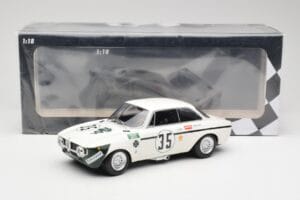 Alfa Romeo GTA 1300 Junior #35 C. Colzani / Pooky / G. Venturi 4 Hours of Jarama 1972 Minichamps 1:18 155721235 Diecast - image 6 of 6