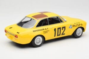 Alfa Romeo GTA 1300 #102 Squadra Corse R. Zanetti / M. Ruspa / Monzeglio Targa Florio 1971 Minichamps 1:18 155711202 Diecast - image 2 of 6