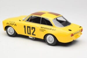 Alfa Romeo GTA 1300 #102 Squadra Corse R. Zanetti / M. Ruspa / Monzeglio Targa Florio 1971 Minichamps 1:18 155711202 Diecast - image 5 of 6