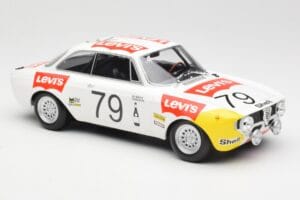 Alfa Romeo GTA 1300 #79 H. Rubens / C. Van Ryn 24 Hours of Spa 1971 Minichamps 1:18 155711279 Diecast - image 4 of 6