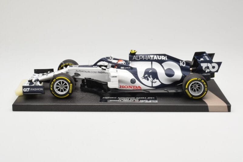 AlphaTauri Honda AT01 #10 P. Gasly Winner Italian GP 2020 Minichamps 1:18 117200810 Diecast
