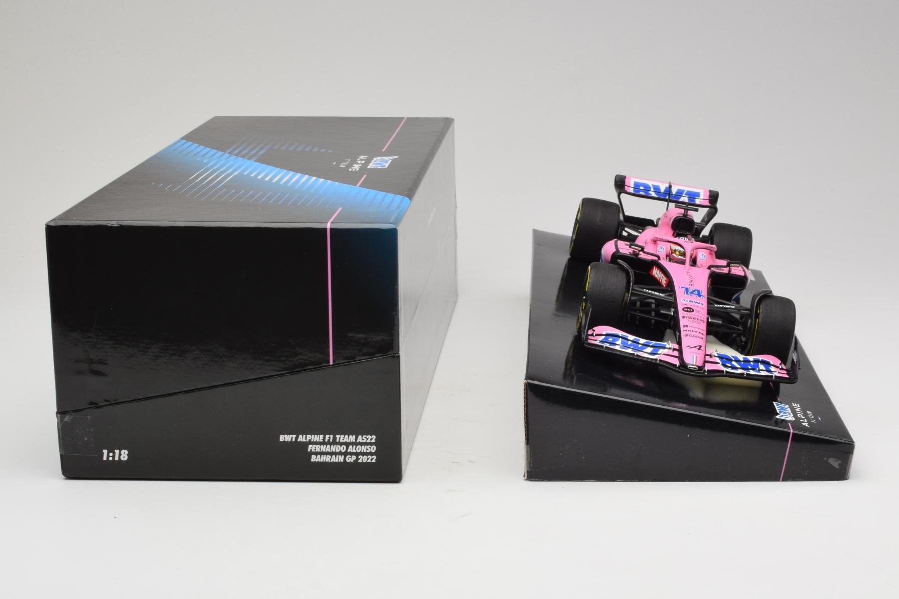 Minichamps Alpine A522 Alonso Bahrain GP 1:18