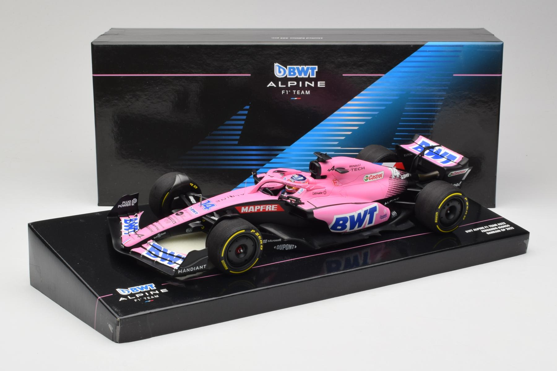 Minichamps Alpine A522 Alonso Bahrain GP 1:18