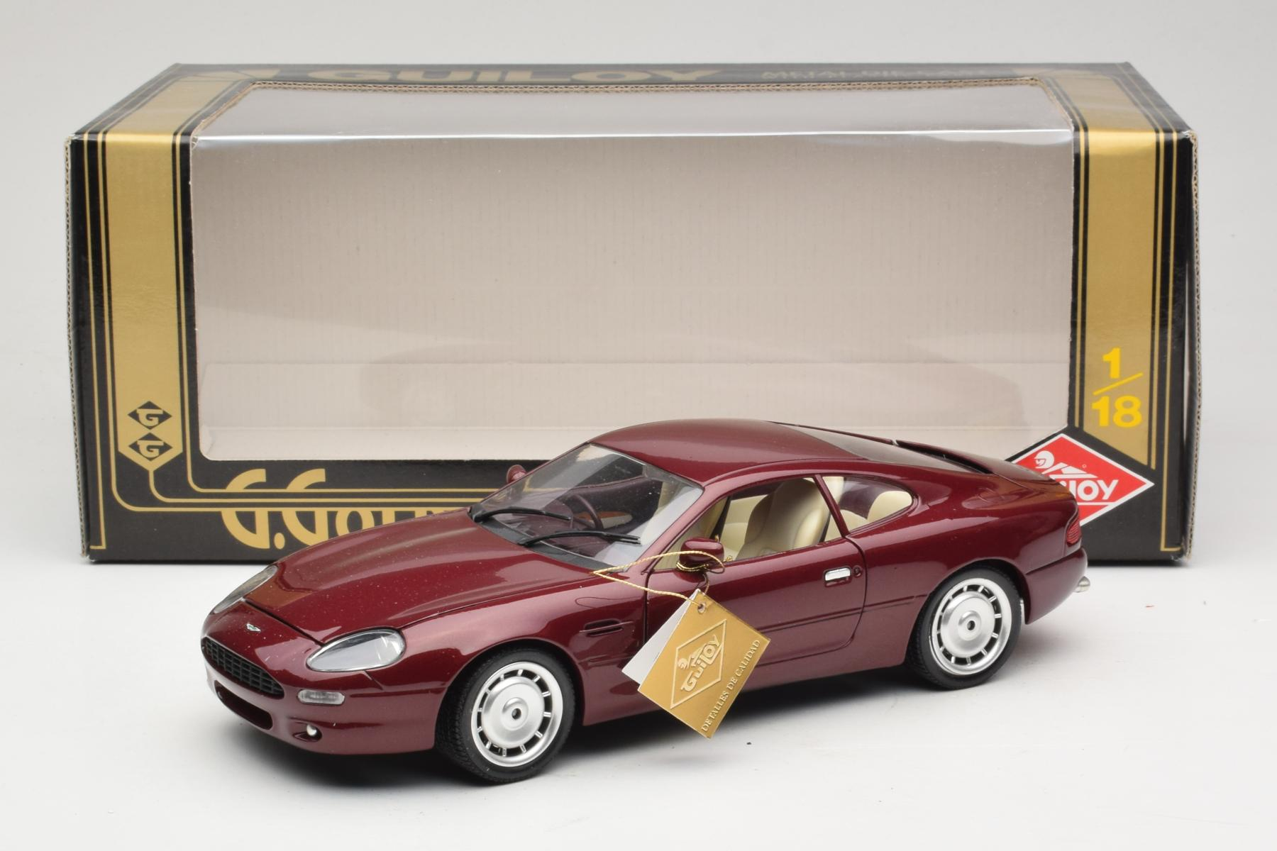 Guiloy Aston Martin DB7 1:18 Red Diecast Model