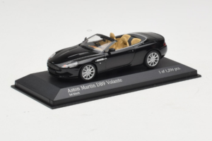 Aston Martin DB9 Cabriolet Black Minichamps 1:43 400137330 Diecast - image 2 of 4
