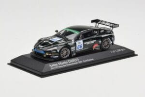 Aston Martin DBRS9 #66 Barwell Motorsport R. Johnson FIA GT3 European Championship Spa 2006 Minichamps 1:43 400061366 Diecast - image 2 of 4