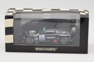 Aston Martin DBRS9 #66 Barwell Motorsport R. Johnson FIA GT3 European Championship Spa 2006 Minichamps 1:43 400061366 Diecast - image 4 of 4