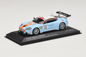 Aston Martin DBRS9 Gulf #92 T. Enge / Lechner VLN 250 Nurburgring 2008 Minichamps 1:43 400081392 Diecast - image 2 of 4