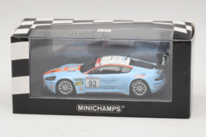 Aston Martin DBRS9 Gulf #92 T. Enge / Lechner VLN 250 Nurburgring 2008 Minichamps 1:43 400081392 Diecast - image 4 of 4