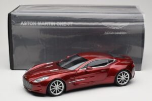 Aston Martin One-77 Diavolo Red AUTOart 1:18 70245 Diecast - image 8 of 8