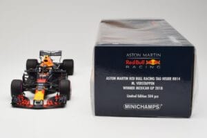 Aston Martin Red Bull Racing RB14 Tag Heuer #33 M. Verstappen Mexican GP 2018 Minichamps 1:18 110181933 Diecast - image 6 of 6