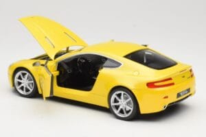 Aston Martin V8 Vantage Yellow Hot Wheels 1:18 G7159 Diecast - image 5 of 8