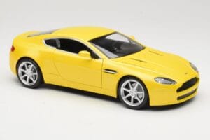 Aston Martin V8 Vantage Yellow Hot Wheels 1:18 G7159 Diecast - image 6 of 8