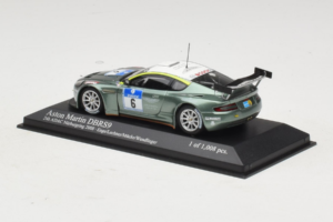 Aston Martin DBRS9 #6 M. Engel / K. Lechner ADAC 24 Hours Nurburgring 2008 Minichamps 1:43 400081306 Diecast - image 3 of 4
