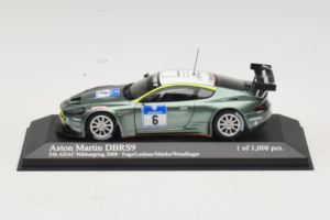 Aston Martin DBRS9 #6 M. Engel / K. Lechner ADAC 24 Hours Nurburgring 2008 Minichamps 1:43 400081306 Diecast