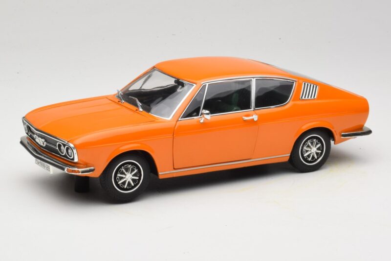 Audi 100 C1 Coupe S Orange Anson 1:18 Audi 100 C1 Coupe S Orange Anson 1:18 30402 Diecast
