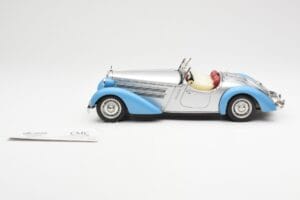 Audi 225 Front Roadster Blue Silver CMC 1:18 M-075B Diecast - image 3 of 6