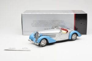 Audi 225 Front Roadster Blue Silver CMC 1:18 M-075B Diecast - image 6 of 6