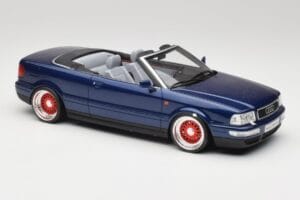 Audi 80 B4 Cabriolet Ming Blue Metallic Custom Wheels Otto 1:18 OT806-C Resin - image 4 of 6