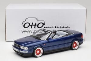 Audi 80 B4 Cabriolet Ming Blue Metallic Custom Wheels Otto 1:18 OT806-C Resin - image 6 of 6