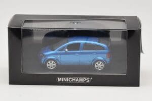 Audi A2 Light Blue Metallic Minichamps 1:43 AUDI007 Diecast - image 4 of 4