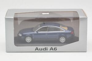 Audi A6 C5 Dark Blue Minichamps 1:43 132093 Diecast - image 4 of 4