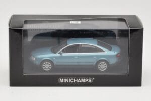 Audi A6 C5 Light Blue Minichamps 1:43 AUDI004 Diecast - image 4 of 4