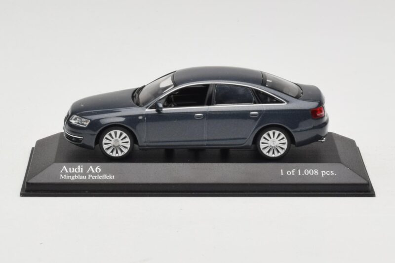 Audi A6 C6 Dark Blue Minichamps 1:43 Audi A6 C6 Dark Blue Minichamps 1:43 5010406143 Diecast