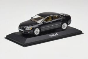 Audi A8 D3 Phantom Black Minichamps 1:43 5010508133 Diecast - image 2 of 4