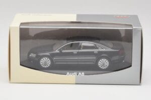 Audi A8 D3 Phantom Black Minichamps 1:43 5010508133 Diecast - image 4 of 4