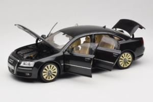 Audi A8 D3 W12 Black Kyosho 1:18 5010508135 Diecast - image 2 of 8