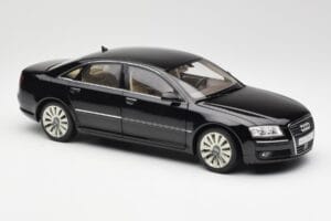 Audi A8 D3 W12 Black Kyosho 1:18 09212BK Diecast - image 6 of 8