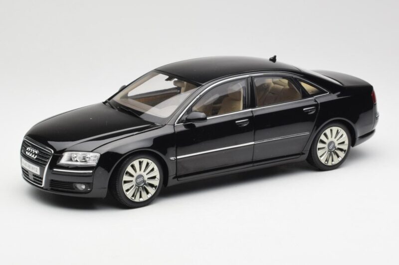Audi A8 D3 W12 Black Kyosho 1:18 09212BK Diecast