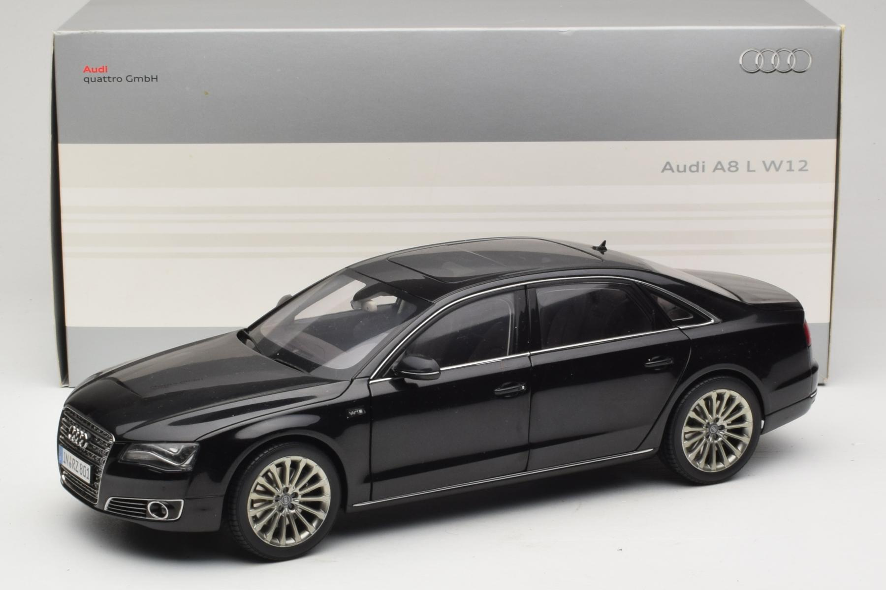 Kyosho Audi A8L D3 W12 1:18 Diecast Phantom Black