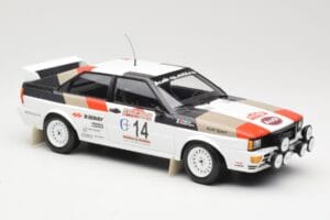 Audi Quattro #14 M. Mouton / F. Pons Winners Rally Sanremo 1981 Minichamps 1:18 155811114 Diecast - image 4 of 6