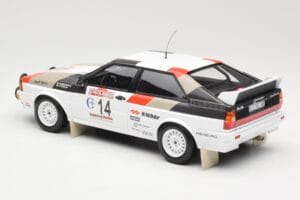 Audi Quattro #14 M. Mouton / F. Pons Winners Rally Sanremo 1981 Minichamps 1:18 155811114 Diecast - image 5 of 6