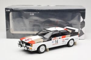Audi Quattro #14 M. Mouton / F. Pons Winners Rally Sanremo 1981 Minichamps 1:18 155811114 Diecast - image 6 of 6