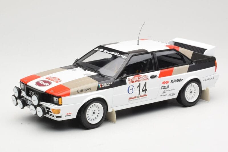 Audi Quattro #14 M. Mouton / F. Pons Winners Rally Sanremo 1981 Minichamps 1:18 155811114 Diecast