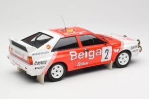 Audi Quattro A2 #2 B. Waldegård / H-T. Thorszelius Belga Team Winners Boucles de Spa 1985 Minichamps 1:18 155851102 Diecast - image 2 of 6