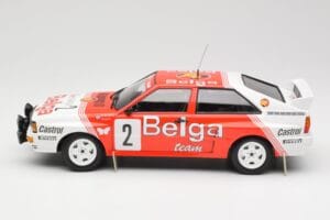 Audi Quattro A2 #2 B. Waldegård / H-T. Thorszelius Belga Team Winners Boucles de Spa 1985 Minichamps 1:18 155851102 Diecast - image 3 of 6
