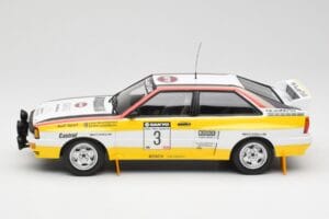 Audi Quattro A2 #3 S. Blomqvist / B. Cederberg Audi Sport Winners Sanyo Rally of New Zealand 1984 Minichamps 1:18 155841103 D - image 3 of 6